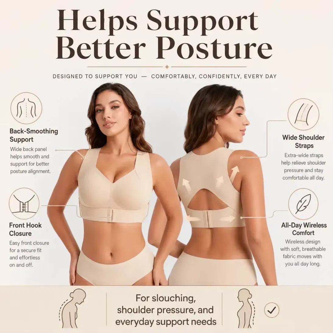 2-IN-1: POSTURE SUPPORT + BUST SUPPORT